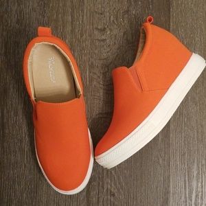 Orange Comfortable shoes